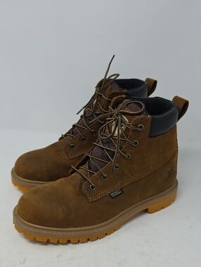 Irish Setter Hopkins Men's 6-inch Waterproof Leather Safety Toe Boot Size 7D